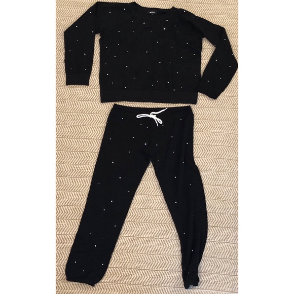 rhinestone sweatsuit